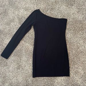 Black One Sleeve Dress
